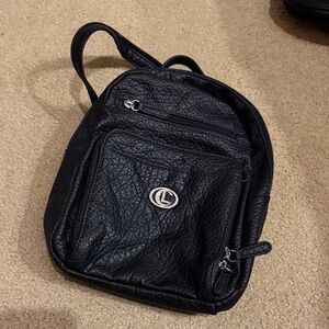 CL by Laundry Black Textured Backpack
